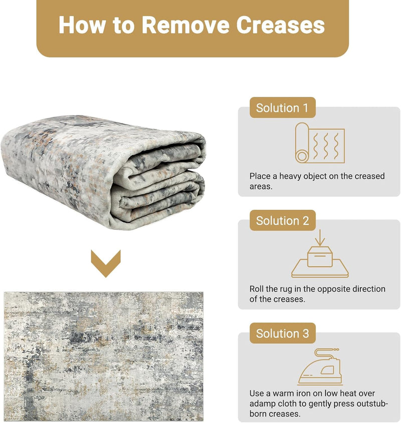 Large Modern Abstract Rugs Living Room Non-Slip