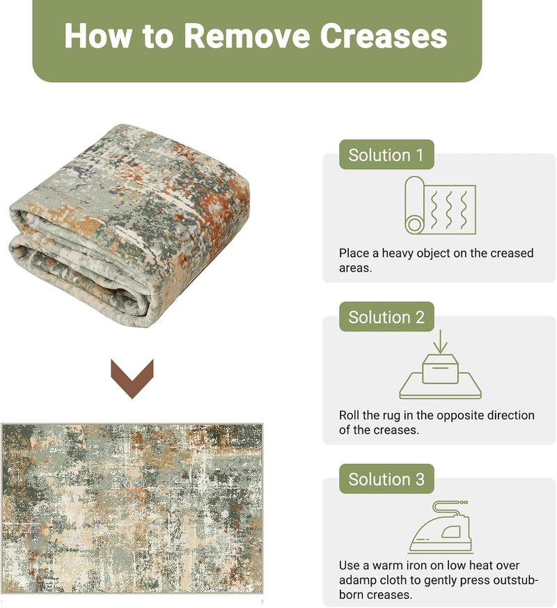 Large Modern Abstract Rugs Living Room Non-Slip
