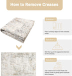 Large Modern Abstract Rugs Living Room Non-Slip