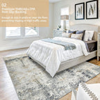 Large Modern Abstract Rugs Living Room Non-Slip