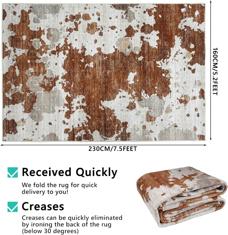 Large Modern Abstract Rugs Living Room Non-Slip