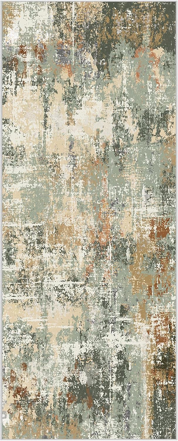 Abstract Area Rug Modern Short Pile Soft