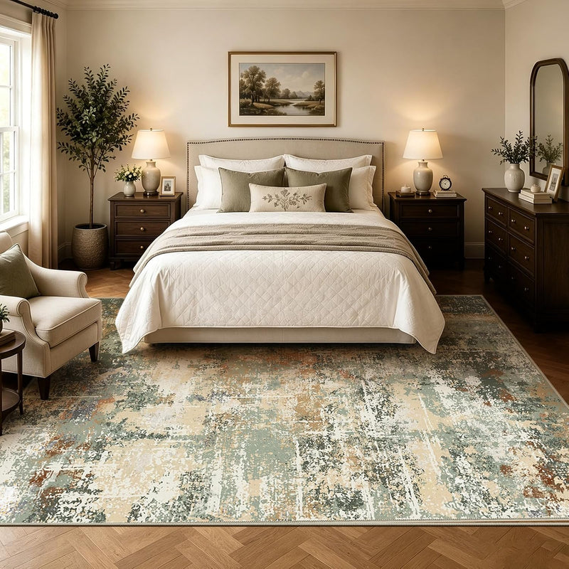 Large Modern Abstract Rugs Living Room Non-Slip
