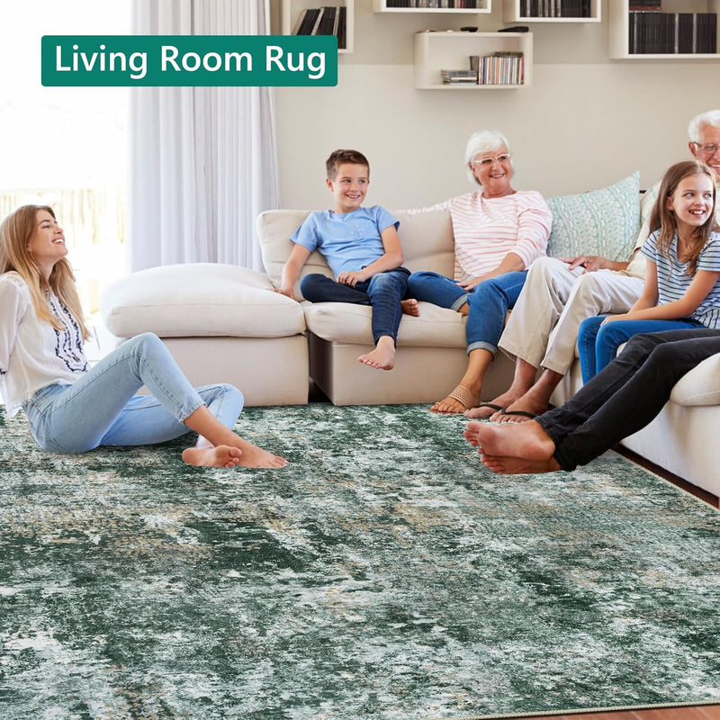 Large Modern Abstract Rugs Living Room Non-Slip