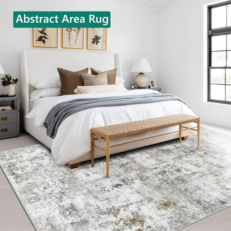 Large Modern Abstract Rugs Living Room Non-Slip