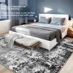 Large Modern Abstract Rugs Living Room Non-Slip