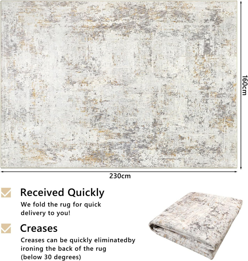 Large Modern Abstract Rugs Living Room Non-Slip