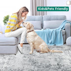 Large Modern Abstract Rugs Living Room Non-Slip