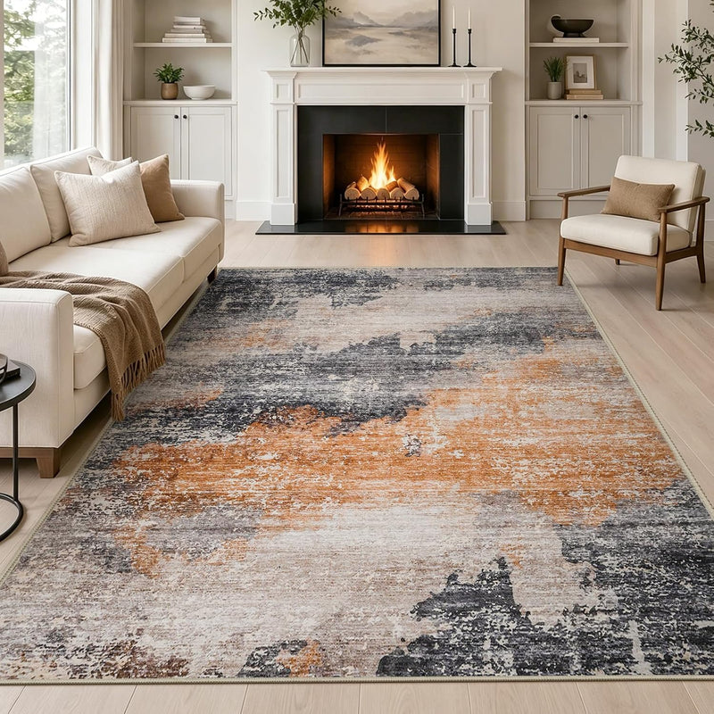 Large Modern Abstract Rugs Living Room Non-Slip
