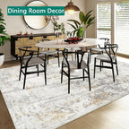 Large Modern Abstract Rugs Living Room Non-Slip