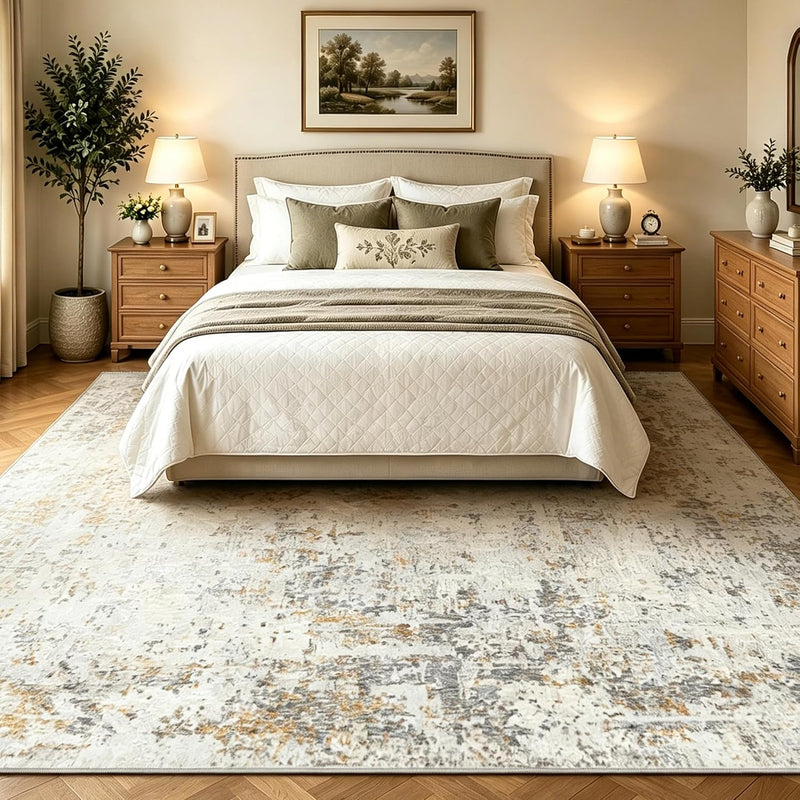 Large Modern Abstract Rugs Living Room Non-Slip