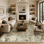 Large Modern Abstract Rugs Living Room Non-Slip