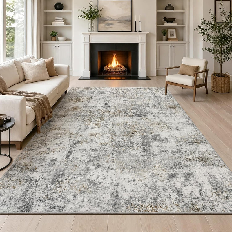 Large Modern Abstract Rugs Living Room Non-Slip
