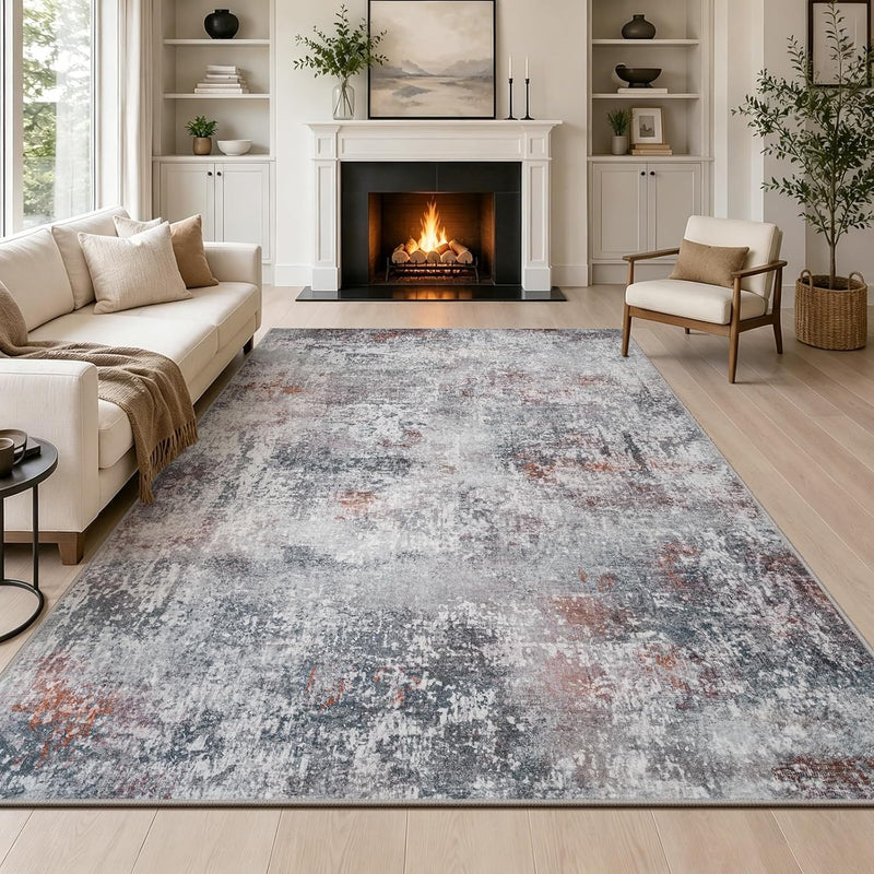 Large Modern Abstract Rugs Living Room Non-Slip