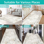 Large Modern Abstract Rugs Living Room Non-Slip