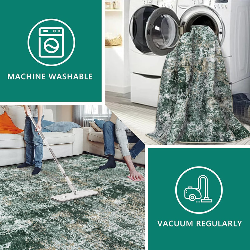 Large Modern Abstract Rugs Living Room Non-Slip
