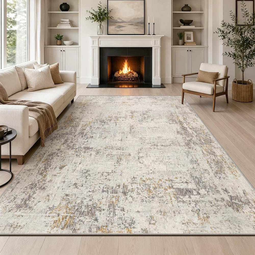 Large Modern Abstract Rugs Living Room Non-Slip