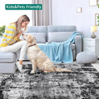 Large Modern Abstract Rugs Living Room Non-Slip