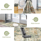 Abstract Area Rug Modern Short Pile Soft