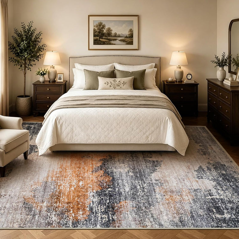 Large Modern Abstract Rugs Living Room Non-Slip