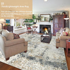 Large Modern Abstract Rugs Living Room Non-Slip