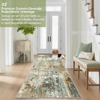 Abstract Area Rug Modern Short Pile Soft