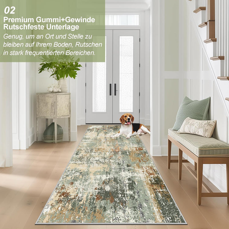 Abstract Area Rug Modern Short Pile Soft