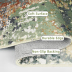 Abstract Area Rug Modern Short Pile Soft