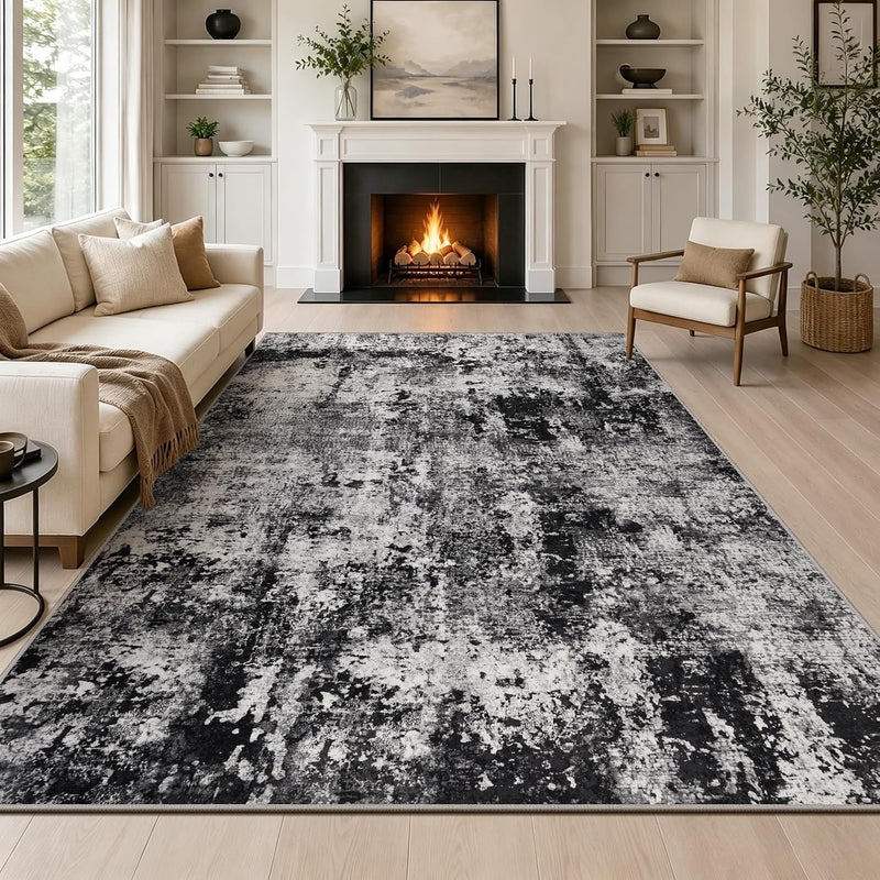 Large Modern Abstract Rugs Living Room Non-Slip