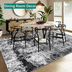 Large Modern Abstract Rugs Living Room Non-Slip