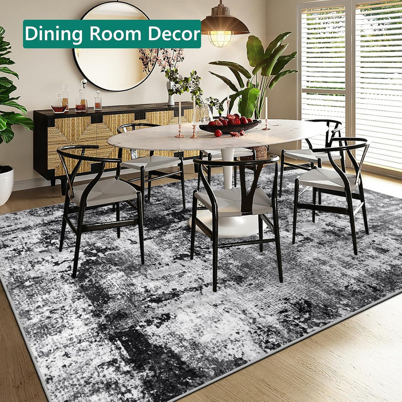 Large Modern Abstract Rugs Living Room Non-Slip