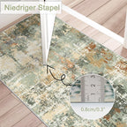 Abstract Area Rug Modern Short Pile Soft