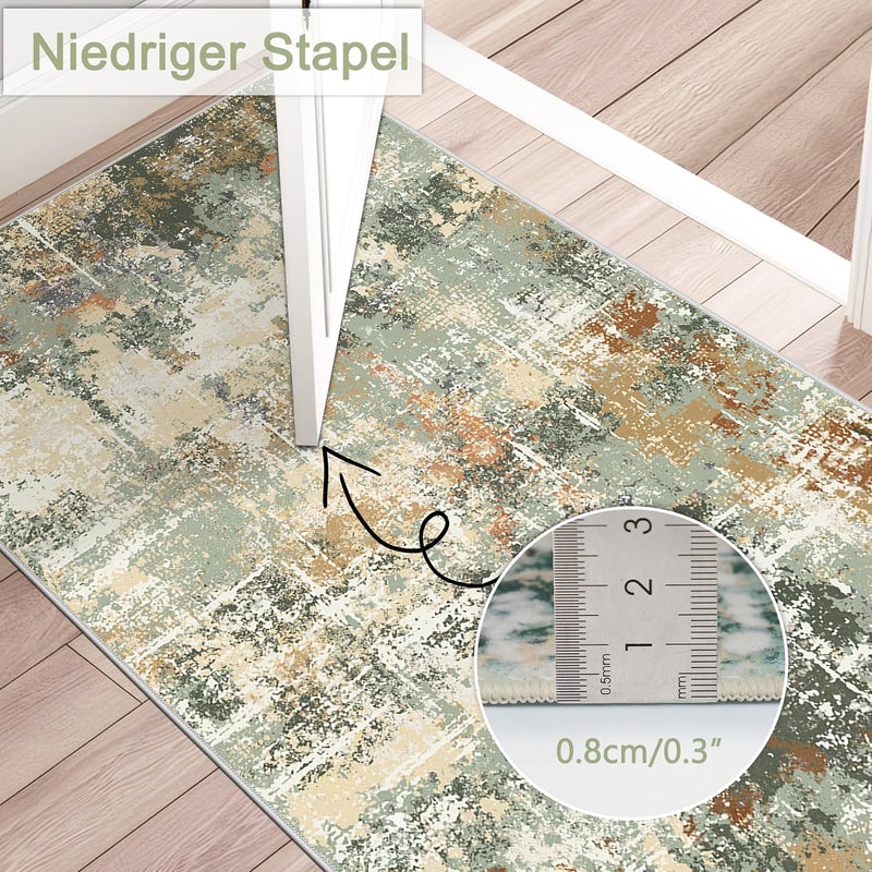 Abstract Area Rug Modern Short Pile Soft