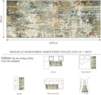 Abstract Area Rug Modern Short Pile Soft