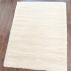 Large Modern Natural Diamond Trellis Rug Soft Hi-Low