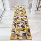 Large Modern Thick Geometric Area Rug Kaleidoscope Living