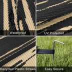 Large Outdoor Rug 240 X 300CM Garden