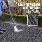 Large Outdoor Rug for Patios Waterproof Anti-Slip Reversible