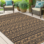 Large Outdoor Rug for Patios Waterproof Anti-Slip Reversible