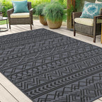 Large Outdoor Rug for Patios Waterproof Anti-Slip Reversible