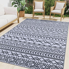 Large Outdoor Rug for Patios Waterproof Anti-Slip Reversible