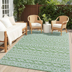 Large Outdoor Rug for Patios Waterproof Anti-Slip Reversible