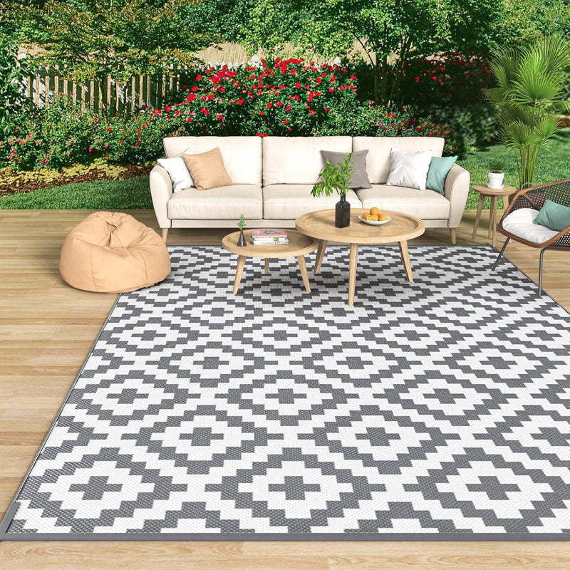 Large Outdoor Rug for Patios Waterproof Garden