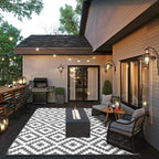 Large Outdoor Rug for Patios Waterproof Garden