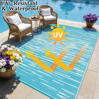 Large Outdoor Rug Garden