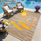 Large Outdoor Rug Garden