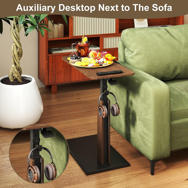 Large Overbed Table 67.5-101.5CM with Wheels and Tilting