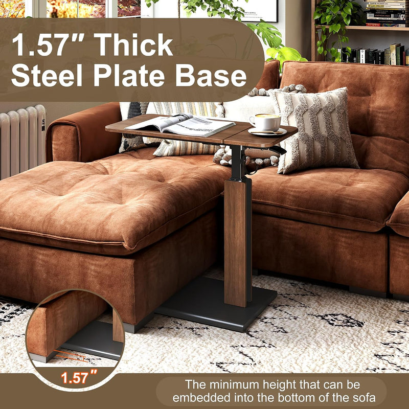 Large Overbed Table 67.5-101.5CM with Wheels and Tilting
