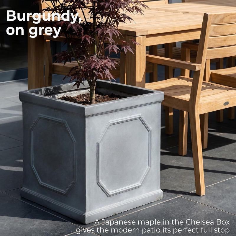 Large Plant Pots Square Planter Reinforced Stone