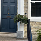 Large Plant Pots Square Planter Reinforced Stone (1 Pack)